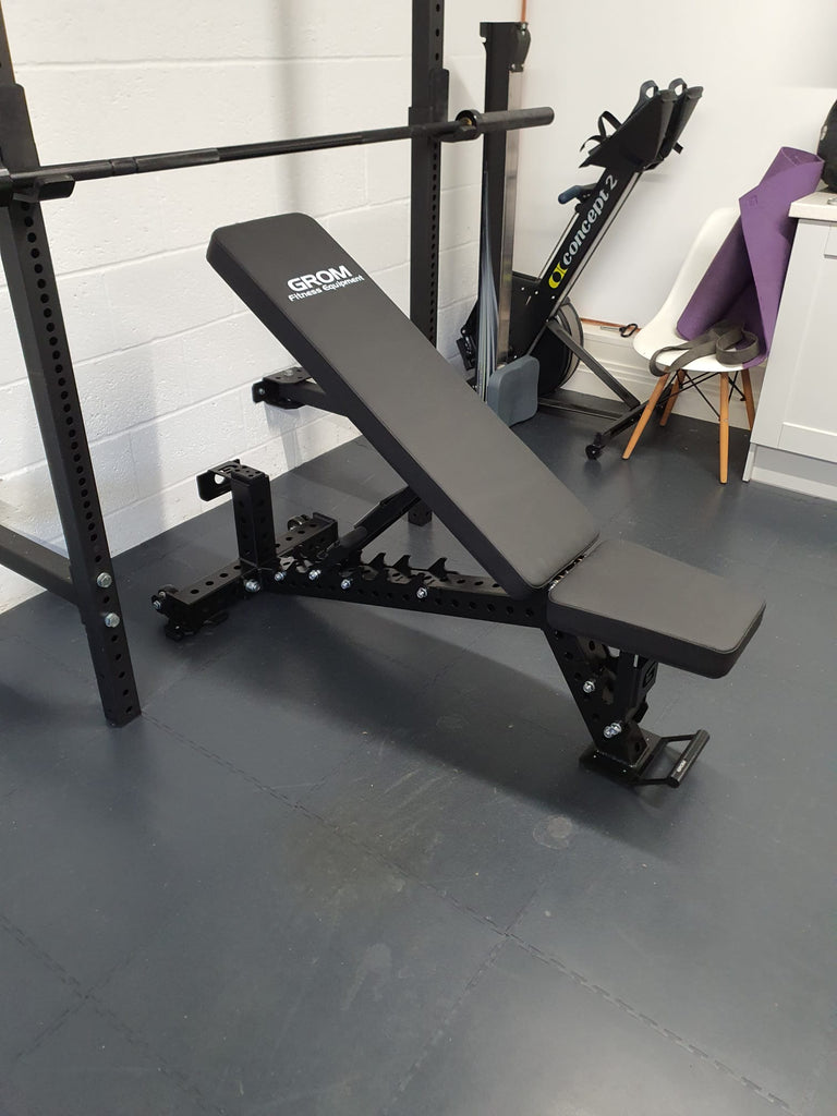 Grom Heavy Duty Adjustable Bench Grom Fitness UK Strength Conditioning Equipment